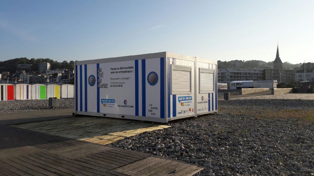 La cabane modulaire CLUB TPE/PME CCI Seine Estuaire